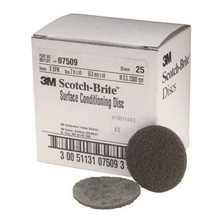 3M Scotch-Brite Surface Conditioning Disc 07509, 2 inxNH S SFN5, 25PK 7010364770